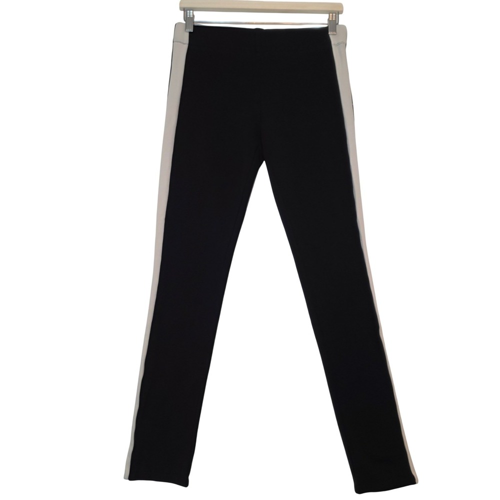 Babaton Aritzia Black White Side Stripe High Rise Stretch Leggings Pants Medium